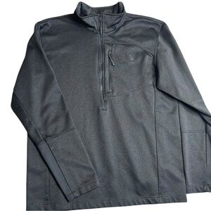 The‎ North Face Men’s 1/4 Zip Pullover Gray Fleece Sweater Performance Jacket L